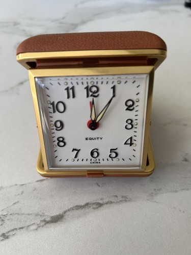 Vintage equity travel alarm - vintage,