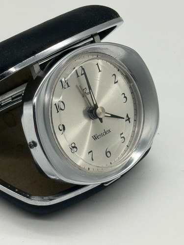Vintage travel alarm clock - vintage,