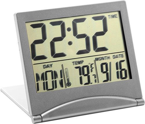 Digital lcd travel alarm - lcd, clock