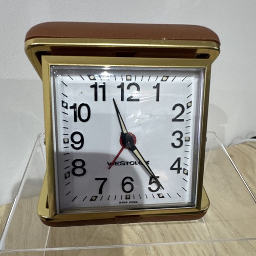 Vintage westclox travel clock - westclox,