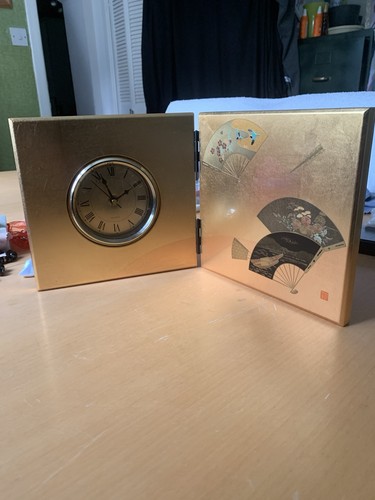 Vintage japanese folding clock - folding,