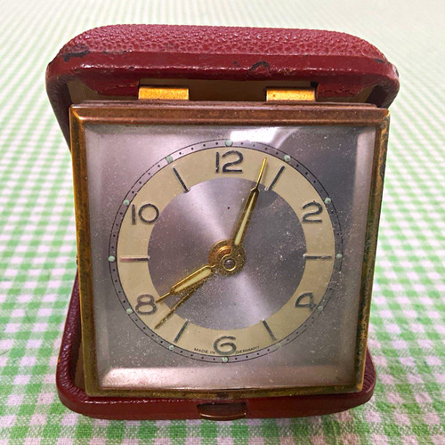 Vintage square folding wind - folding, wind-up