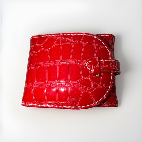 Leonardo red faux - faux, leather