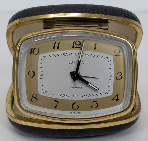 Vintage travel alarm folding - vintage,
