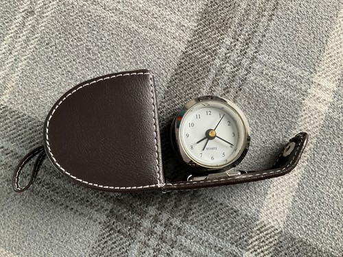 Folding travel alarm clock - alarm,