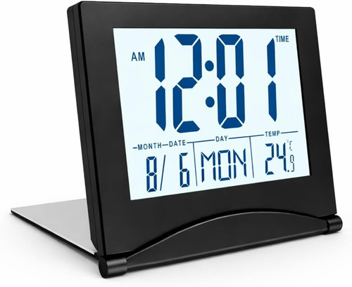 Digital alarm clock - alarm, lcd